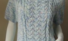 Bamboozle Raglan Short Sleeve Lace Top Free Knitting Pattern