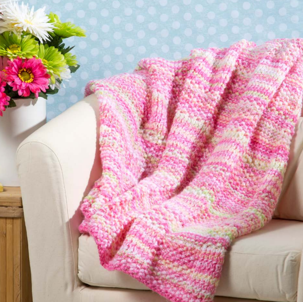 Building Blocks Blanket Free Knit Pattern Download for Baby