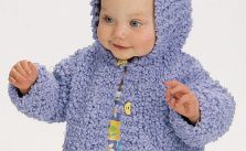 Comfy Hooded Jacket for Baby Free Knitting Pattern