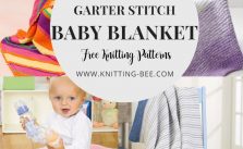 Easy and Free Garter Stitch Baby Blanket Knitting Patterns