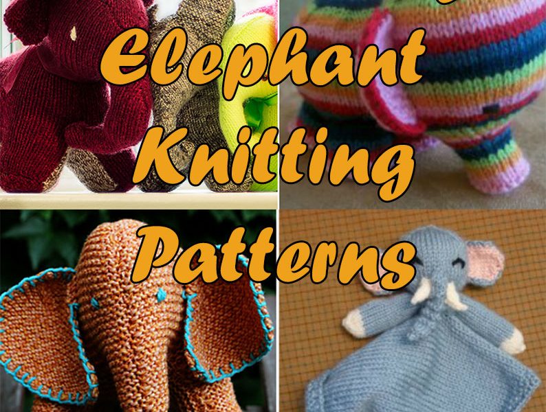 15 Amazing Elephant Knitting Patterns