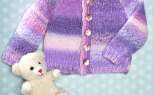 Fingerpaint Cardigan Free Knitting Pattern