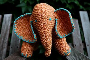 Flo the Elephant Free Knitting Pattern