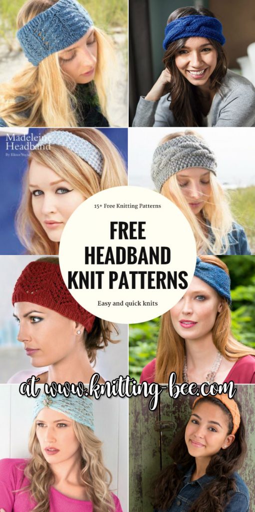 Free headband Knitting patterns