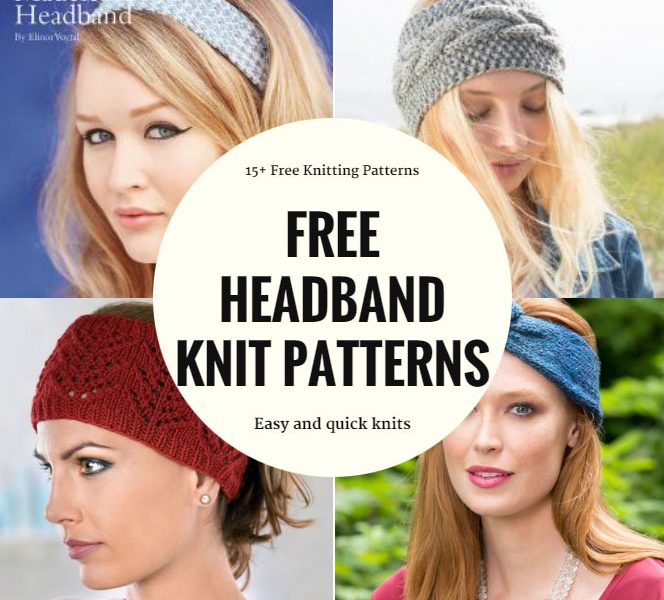 Free Headband Knitting Patterns – Quick Knits!