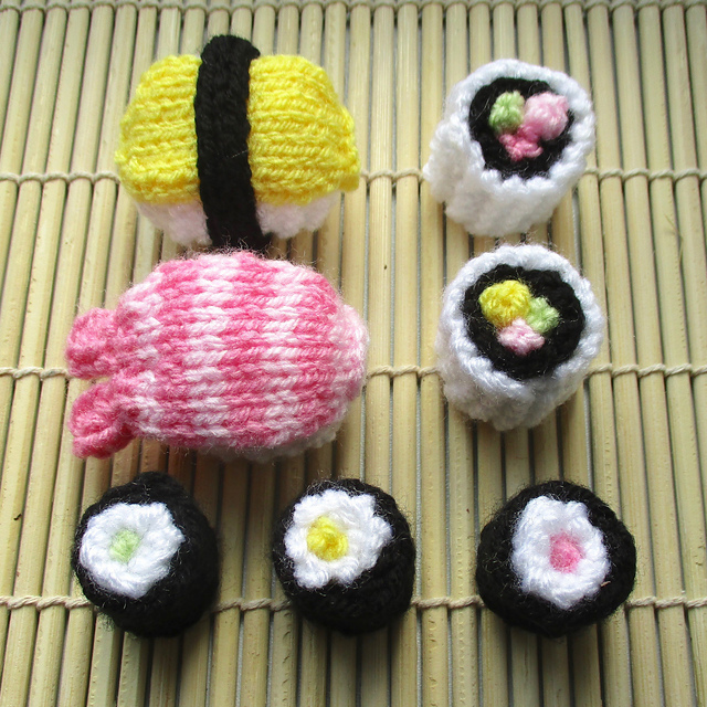Free Sushi Knitting Pattern 1