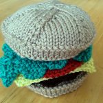 Hamburger Free Knitting Pattern