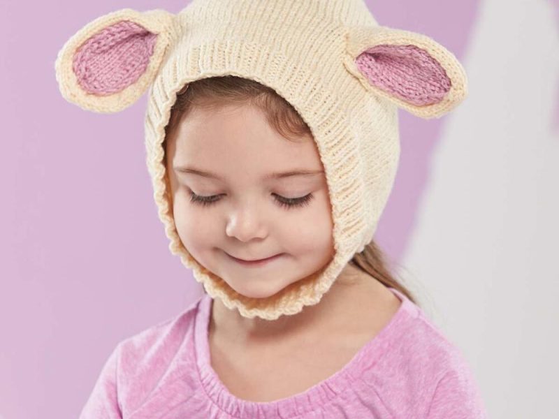 Lamb Cap Download Knit Pattern for Kids
