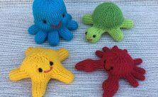 Little Sea Creatures Free Knitting Pattern