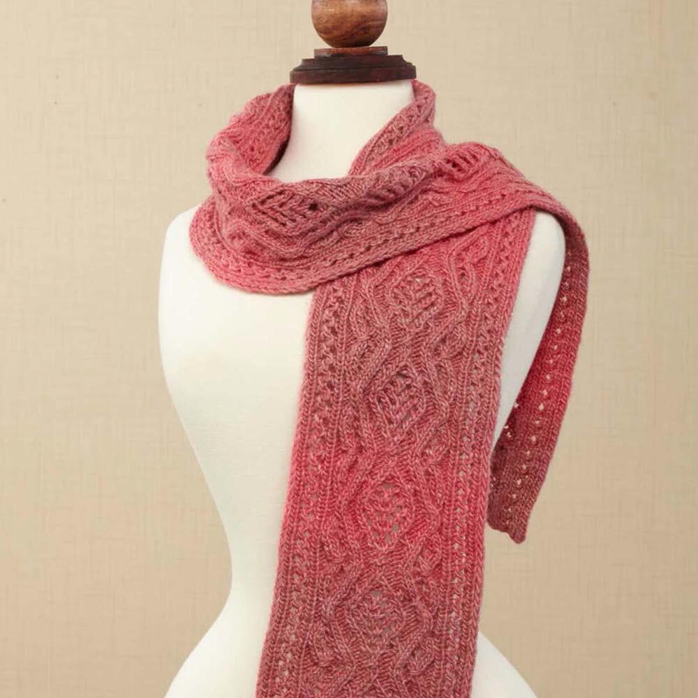 Free Free Cable And Lace Scarf Knitting Pattern Patterns