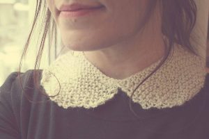 Peter Pan Collar Free Knitting Pattern