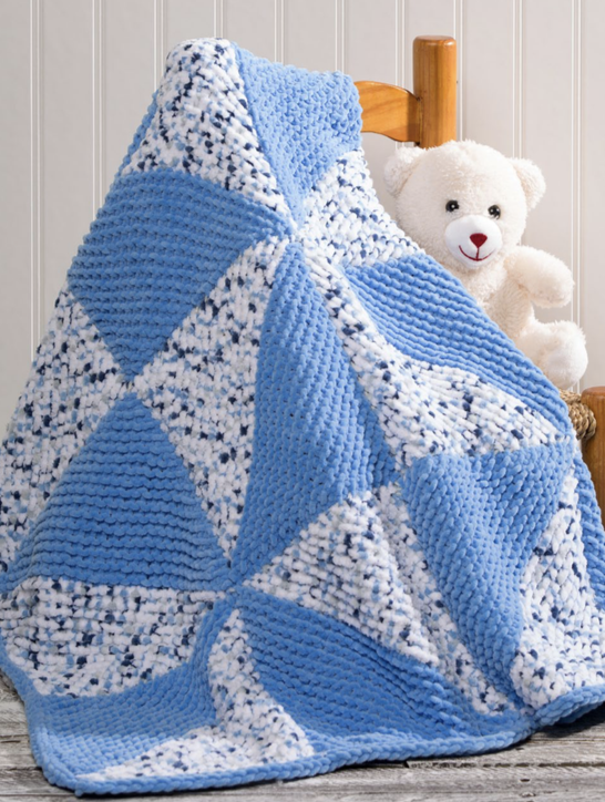 Pinwheel Baby Blanket Free Knitting Pattern Download. Knitting patterns for babies. Baby blanket knitting patterns easy.