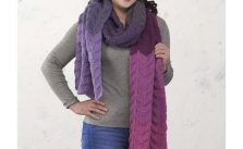 Purple Haze Super Scarf Free Download Knitting Pattern