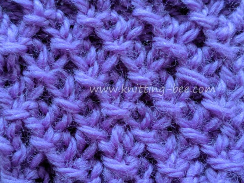 Quilted Stitch – Free Knitting Stitch