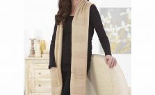 Sandy Banks Pocket Scarf Free Download Knit Pattern