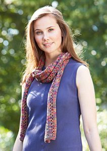 Schal Decorative Crochet Scarf Free Pattern