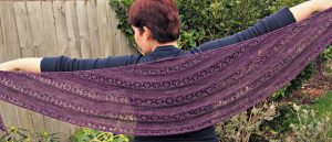 Serenity Free Knitting Pattern. Free knitting pattern for a lace shawl/shrug.