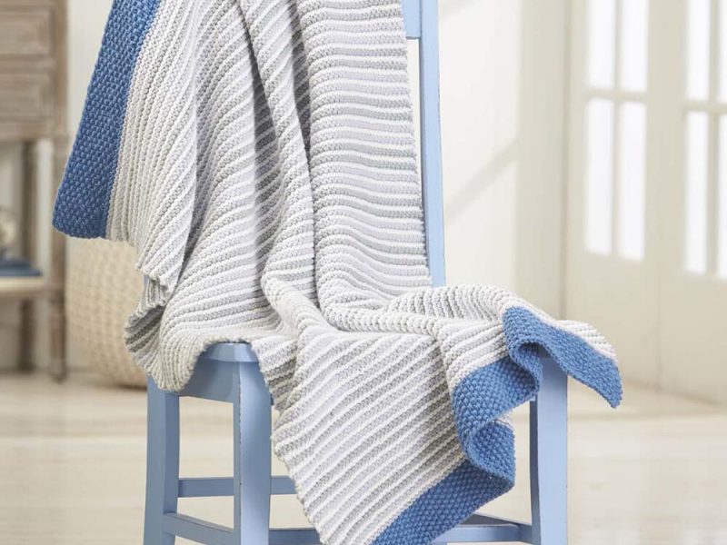 Simply Garter Knit Blanket Free Download