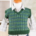 Slip Stitch Vest Free Knitting Pattern