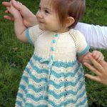 Sunday Best Baby Dress Free Knitting Pattern