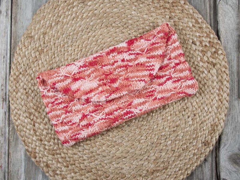 Sunrise Clutch Free Download Knit Pattern