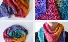 Super Simple Sock Shawl – free pattern