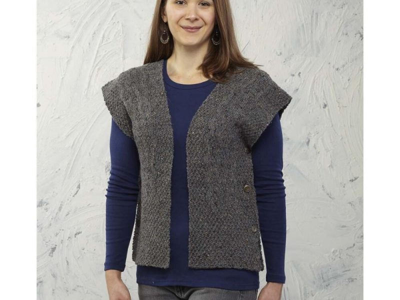 Veronica Ruana Free Download for a Vest Knitting Pattern