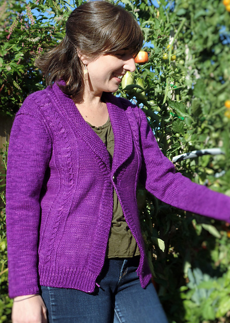 Wisteria Free Cardigan Knitting Pattern