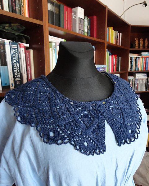 Collar and Cuff Set Free Knitting Pattern