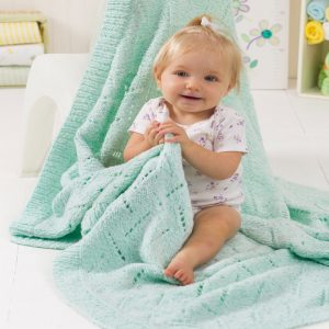 Soft & Snuggly Baby Blanket Free Knitting Pattern