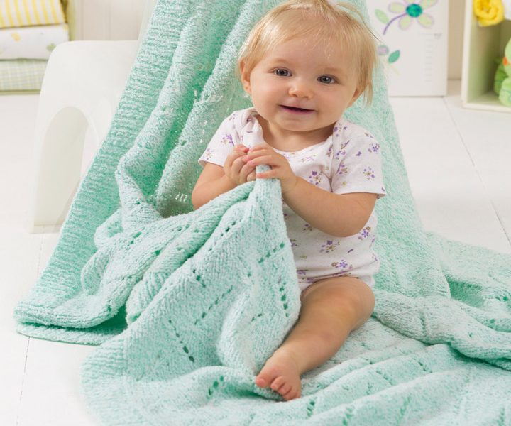 Soft & Snuggly Baby Blanket Free Knitting Pattern