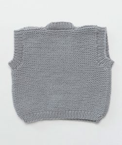 Baby’s Play Vest Free and Easy Knitting Pattern