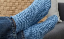 Time-Off Slipper Socks Free Knitting Pattern