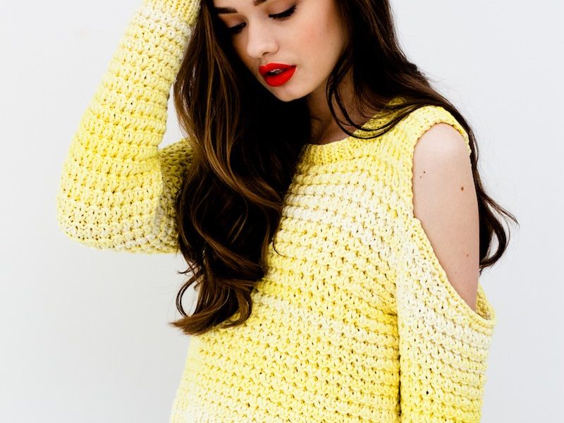 Abigail Sweater Tank Free Knitting Pattern
