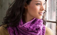 Adore this lacy cowl free knitting pattern