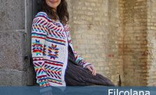 Aiyana A Colorful Fair Isle Cardigan Knitting Pattern