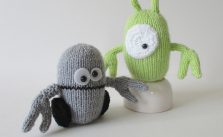Alien and Robot Free Knitting Pattern