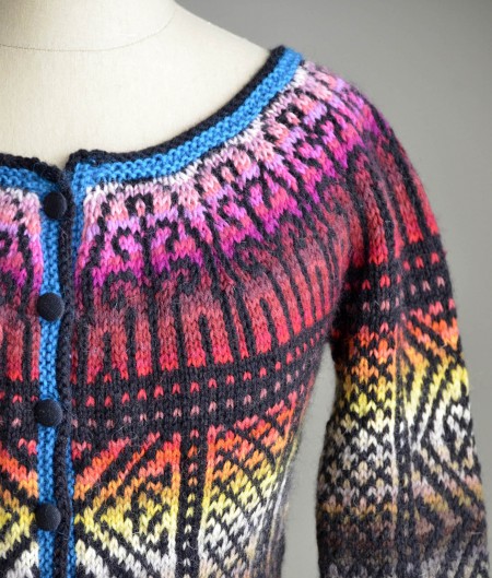 All Colors Sweater Fair Isle Sweater Jacket Free Knitting Pattern