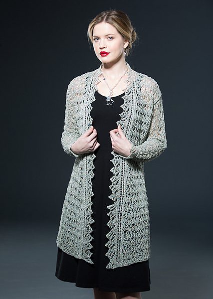 Aria Lace Cardigan Free Knitting Pattern