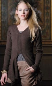 Ashley Women's Cardigan Free Knitting Pattern