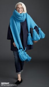 Bernat Keeping It Simple Knit Super Scarf