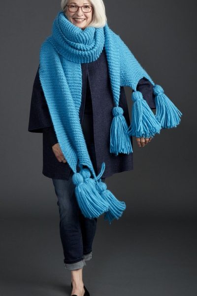 Bernat Keeping It Simple Knit Super Scarf