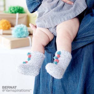 Bernat Knit Baby Circus Socks Free Pattern