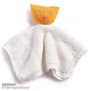 Bernat Knit Lovey Free Baby Blankie Pattern
