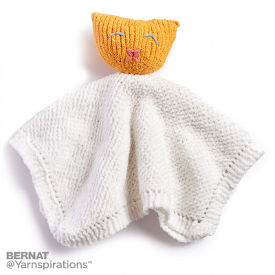 Bernat Knit Lovey Free Baby Blankie Pattern