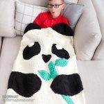 Bernat Knit Panda Bear Snuggle Sack Free Pattern