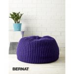 Bernat Take Notice Pouf Free Knitting Pattern