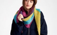 Bernat Triangle Shawl Free Easy Knitting Pattern