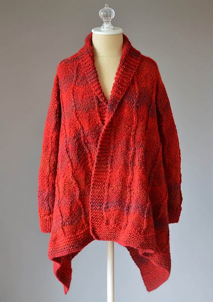 Cardinal Sweater Cardigan Free Knitting Pattern