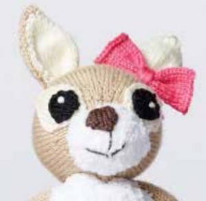 Caron Dotty the Fawn Free Animal Knitting Pattern
